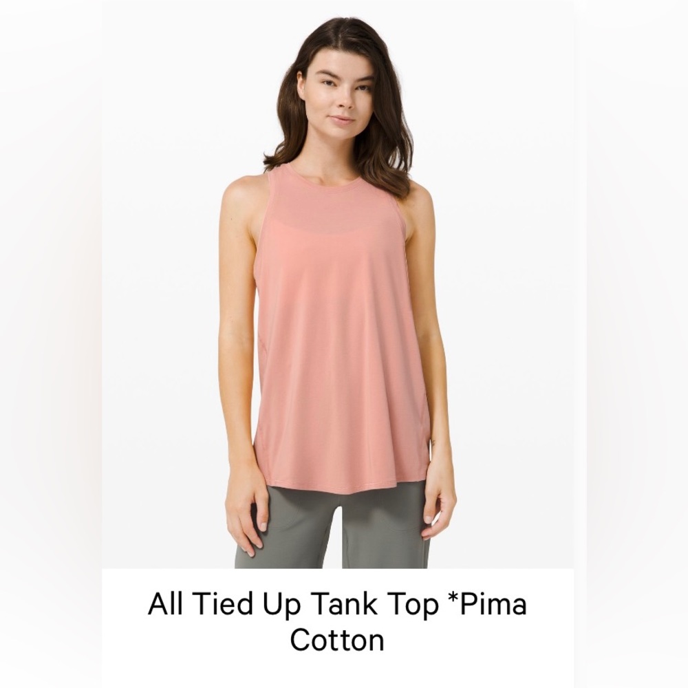 Lululemon open back tank top